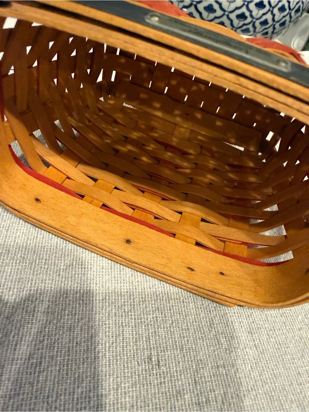 Longaberger Collectible 2001 Inaugural Basket